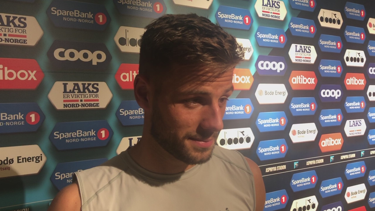 Philip Zinckernagel etter kampen mot Viking.